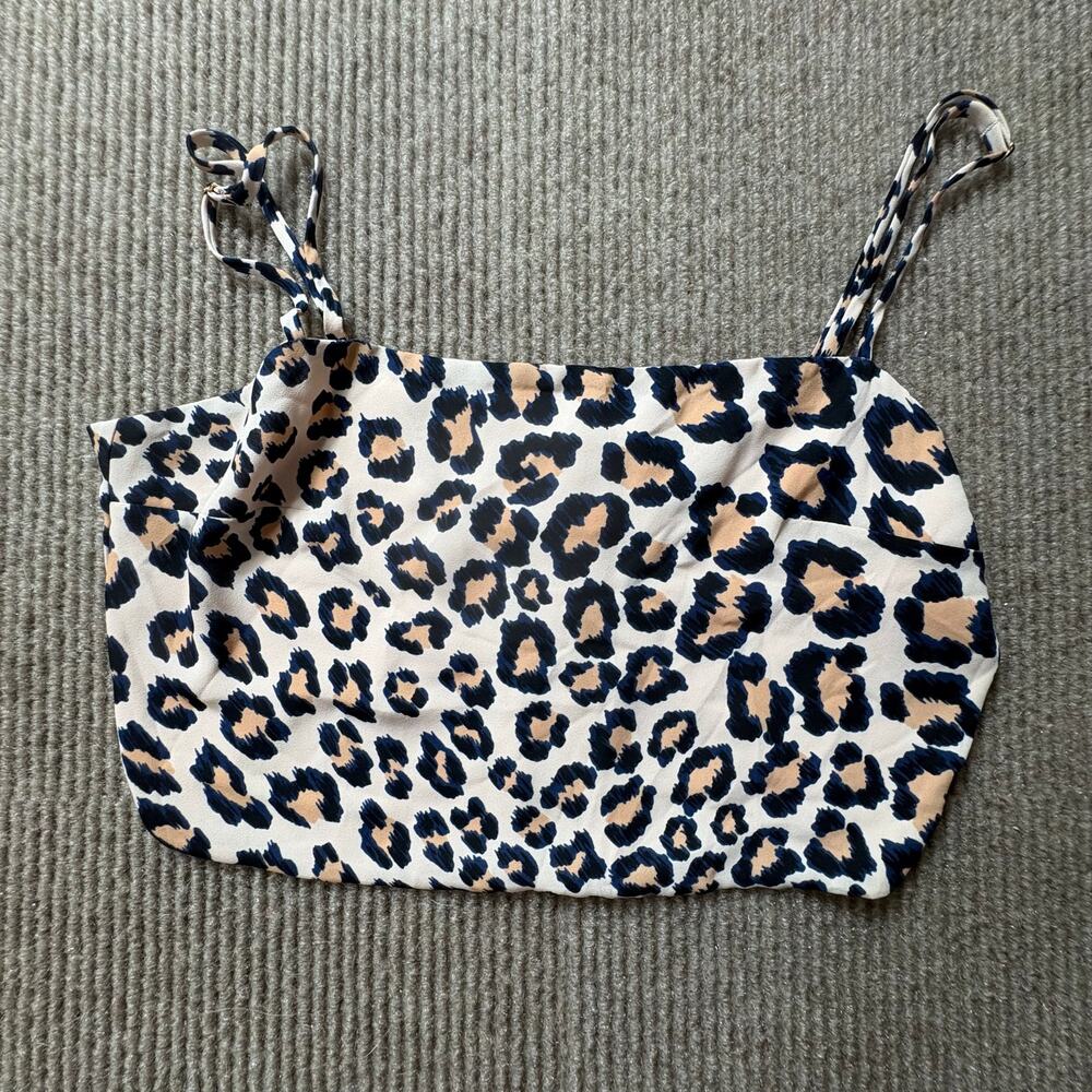 Victoria’s Secret Cropped Leopard Cami Size medium